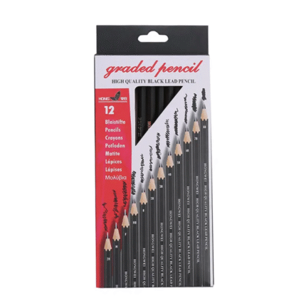 طقم اقلام رصاص 12 giaded